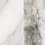 PD zástěna K551/K552 calacatta olympus/white iceberg marble 10/4100x640 SU/SU